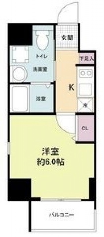 地下鉄谷町線 田辺駅 徒歩5分 8階建 築8年の間取り写真