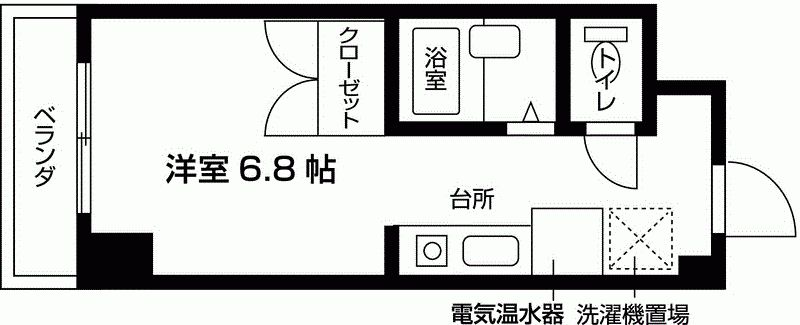 カレッジハイツディグニティーの間取り写真