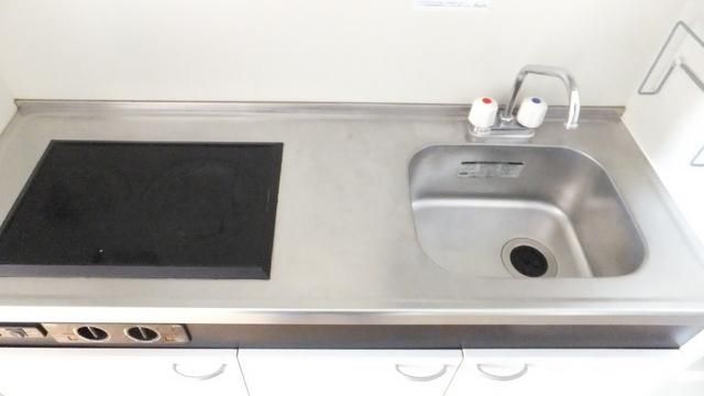 キッチン　電気コンロ2口