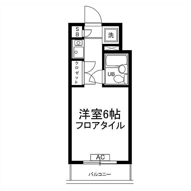 東急東横線 元住吉駅 徒歩3分 4階建 築40年の間取り写真