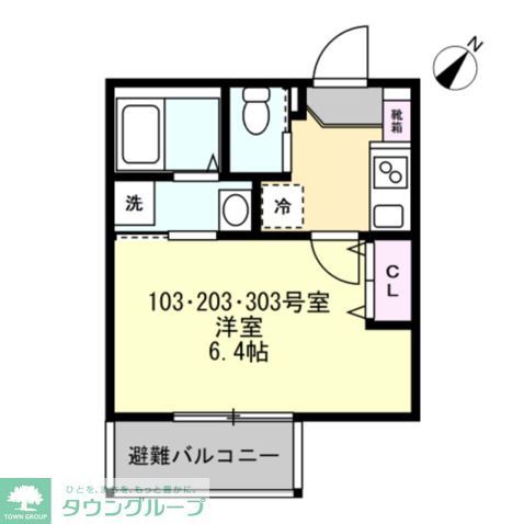 ベイルーム小田急相模原の間取り写真