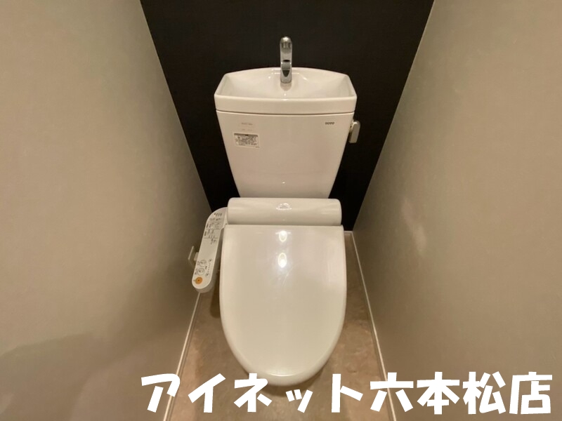 地下鉄七隈線 薬院大通駅 徒歩4分 14階建 築13年のトイレ写真