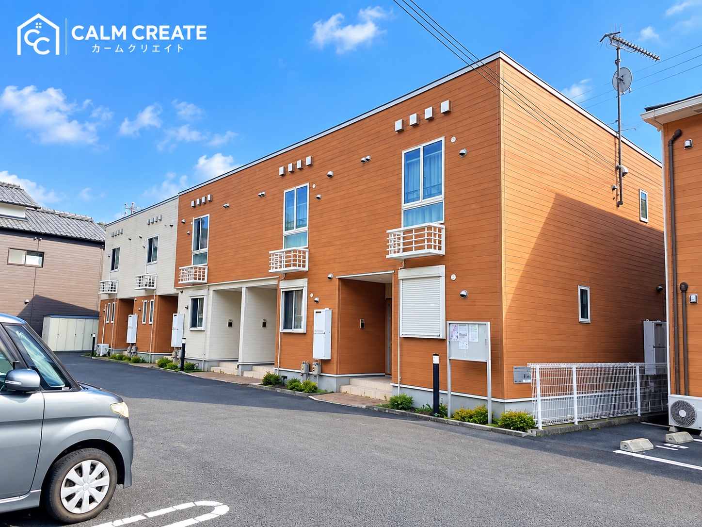 建物外観　充実設備◆独立した洋室＆南向きのインナーバルコニーも搭載★