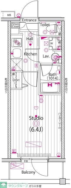 ガーラ新横浜グランドステージの間取り写真