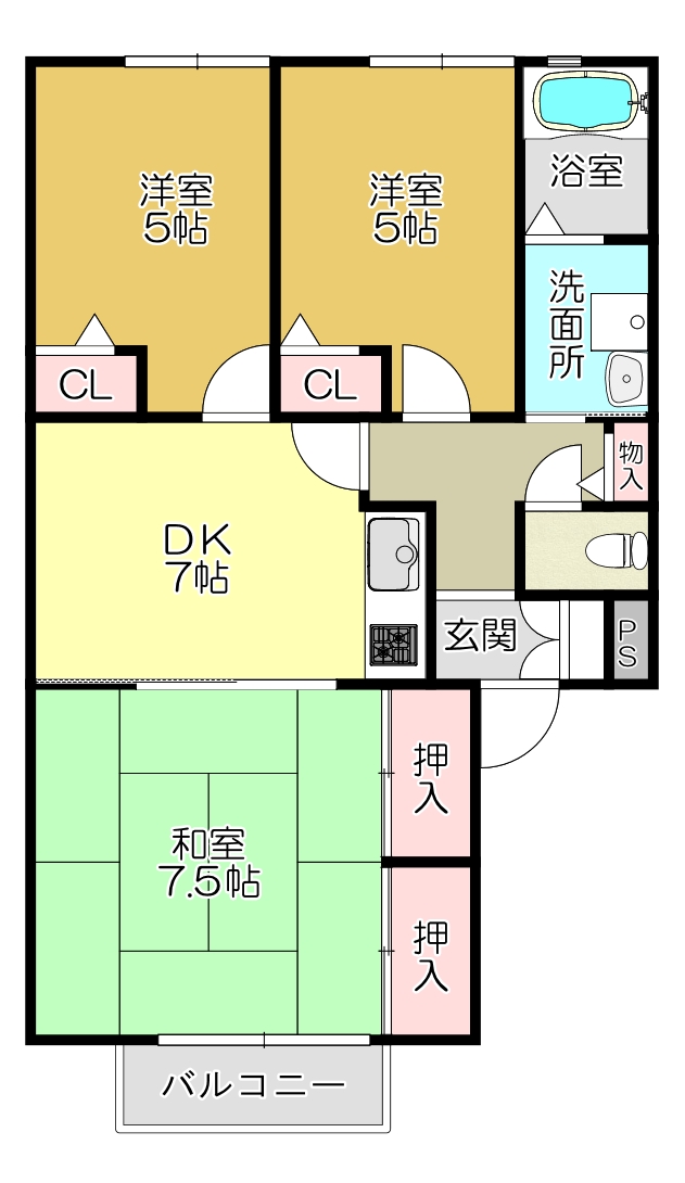 ノースサンティーナの間取り