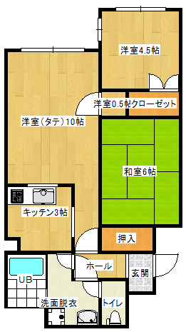 ベイハイツの間取り