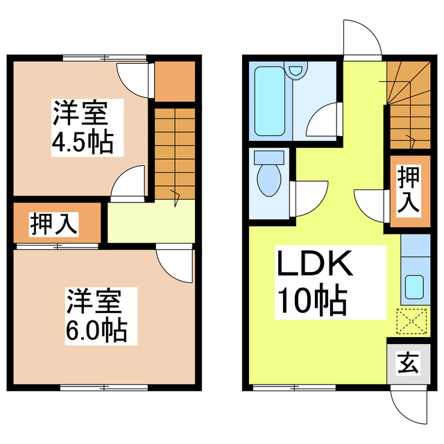 ジュネスワコーの間取り