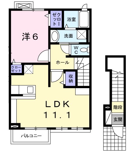 サンレジェの間取り