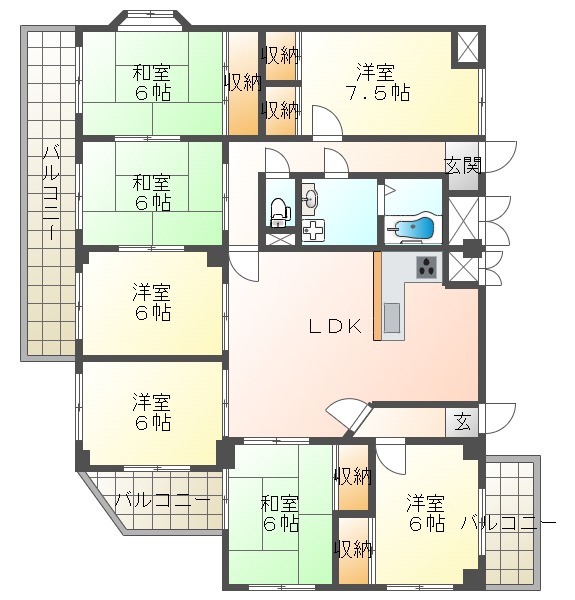 マノワールINOの間取り