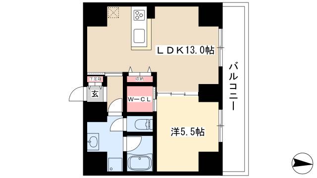 AXIA MEIEKIの間取り