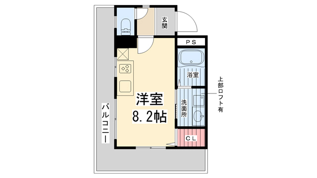 【吉永ビル鼓が滝駅前の間取り】