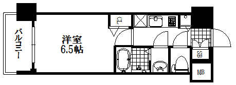 プレサンス神戸元町の間取り