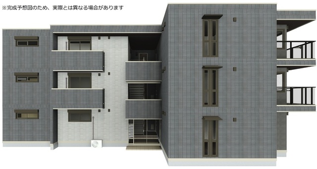 【大阪市東住吉区桑津のアパートの建物外観】