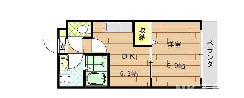 【エムアールメゾンの間取り】