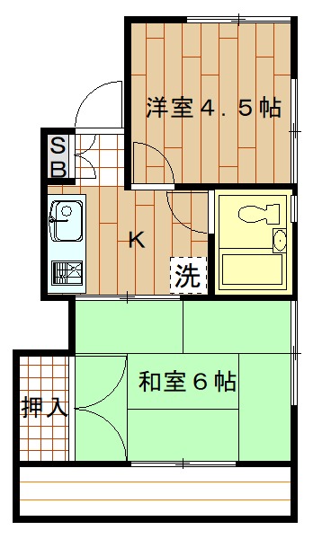 ヒルハウス栄の間取り