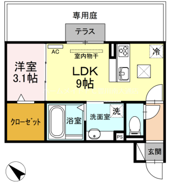 ベルクの間取り