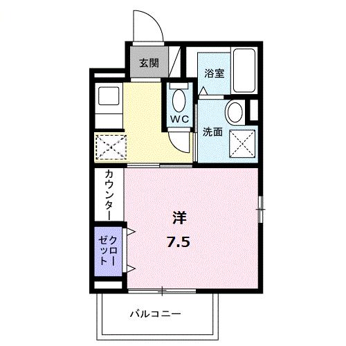 サニーハイド　新中野の間取り