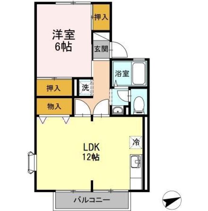 コンフォートヒルズI番館の間取り