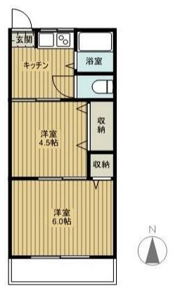 ボヌール東越谷の間取り