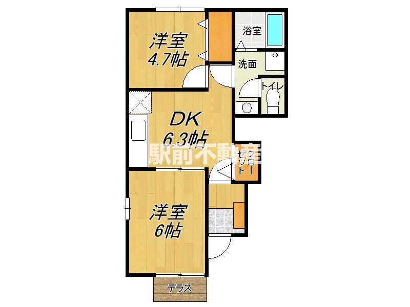 フォレスト金の原IIの間取り