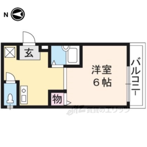 エスカール北大路の間取り