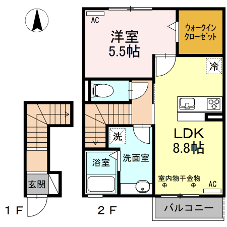 エルヴィータ煌きの間取り