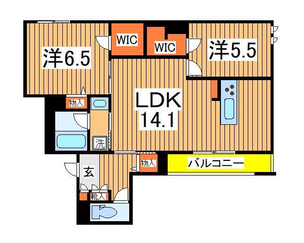 グランクラッセの間取り