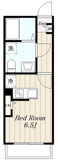 海老名市国分北のアパートの間取り