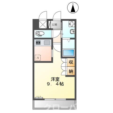 丸亀市山北町のアパートの間取り