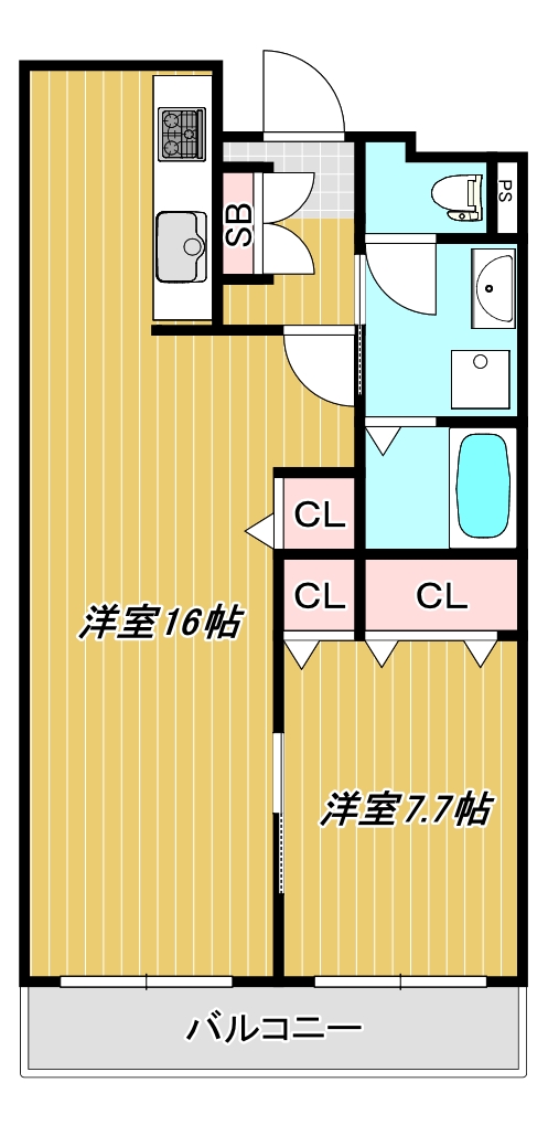 コーポノーブルの間取り