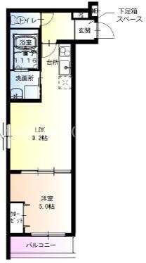 フジパレス城東東中浜III番館の間取り