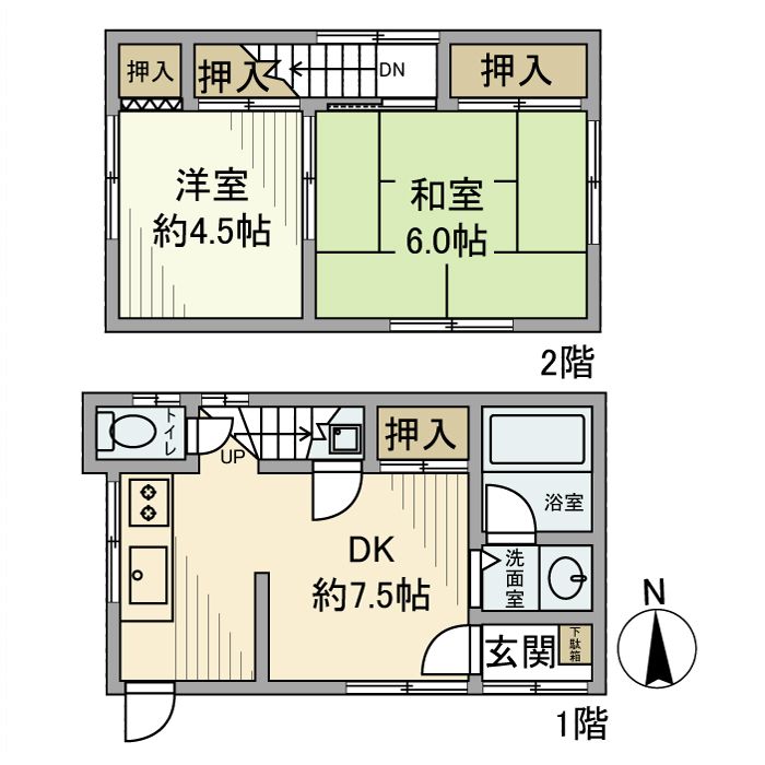 八広戸建の間取り