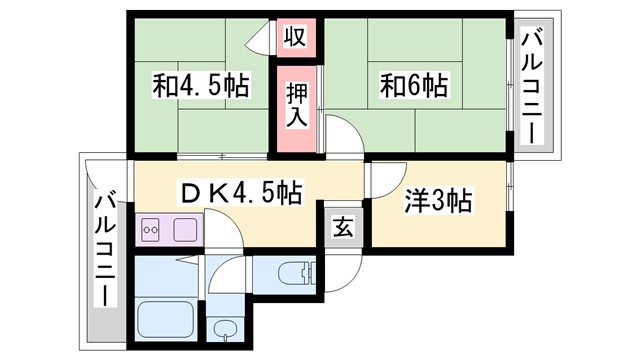 【１０１マンションの間取り】