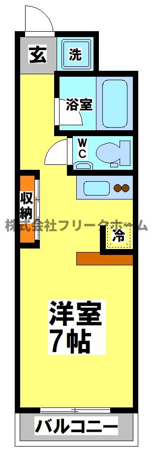 三鷹市井の頭のマンションの間取り