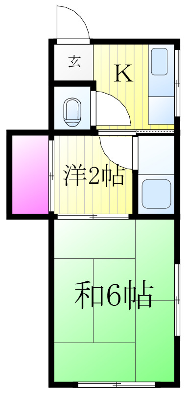 コーポ真辺の間取り