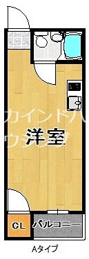 大阪市住之江区御崎のマンションの間取り