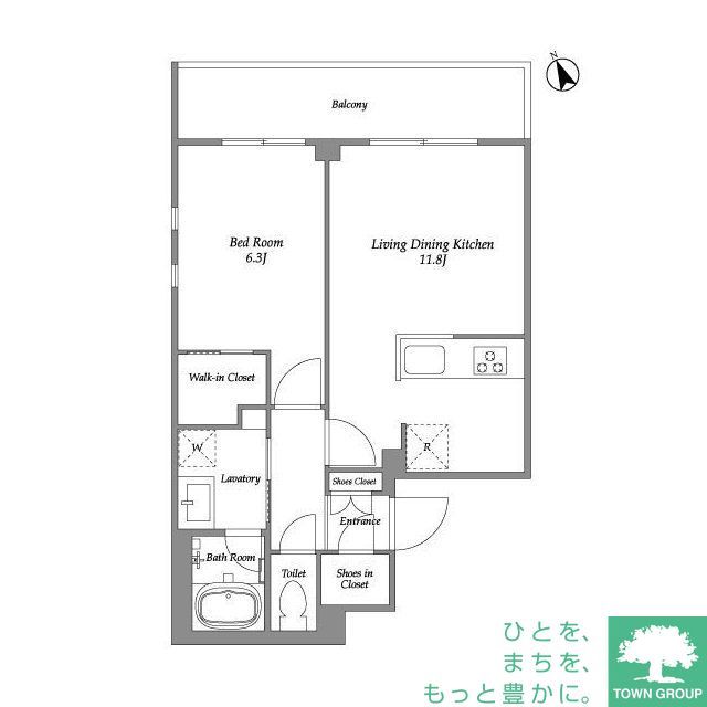 大田区田園調布本町のマンションの間取り