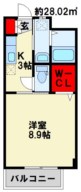 ネオガーデン朽網東の間取り