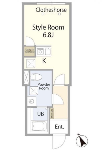 ラフォート町屋の間取り