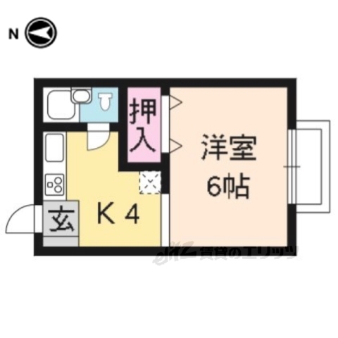 サンヴィエール長岡の間取り