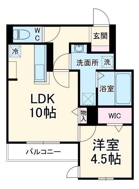 Clashist城北公園の間取り