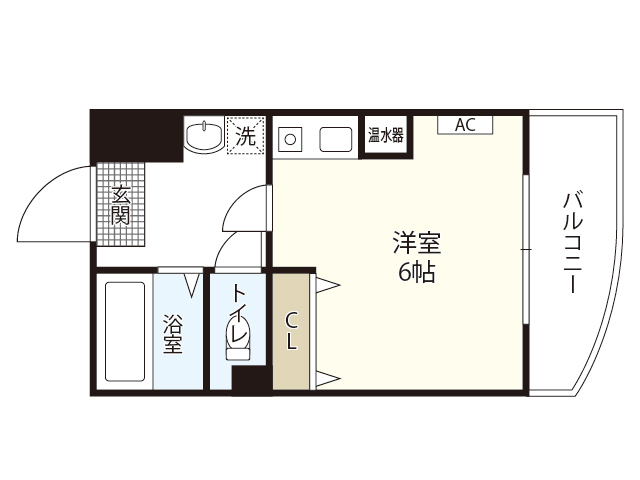 広島市安佐南区祇園のマンションの間取り