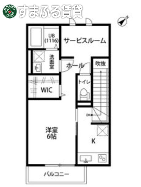 フィオーレ中前田の間取り