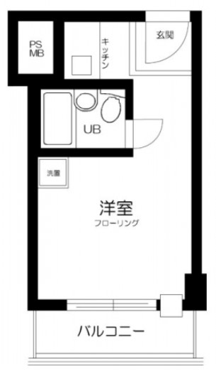 千代田区神田小川町のマンションの間取り