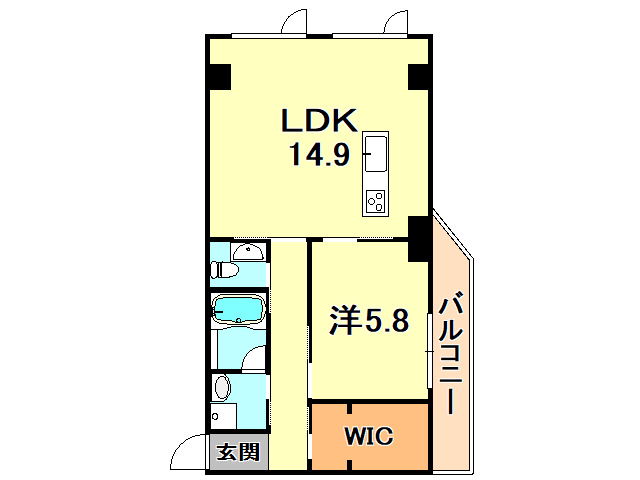 S’z Residence ASHIYAの間取り