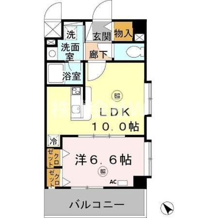 マンションレオーノの間取り