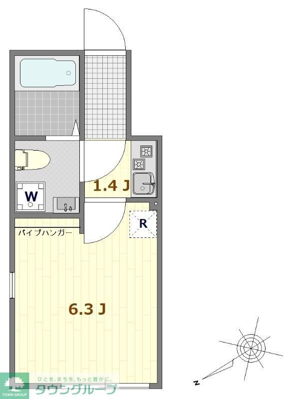 葛飾区堀切のアパートの間取り