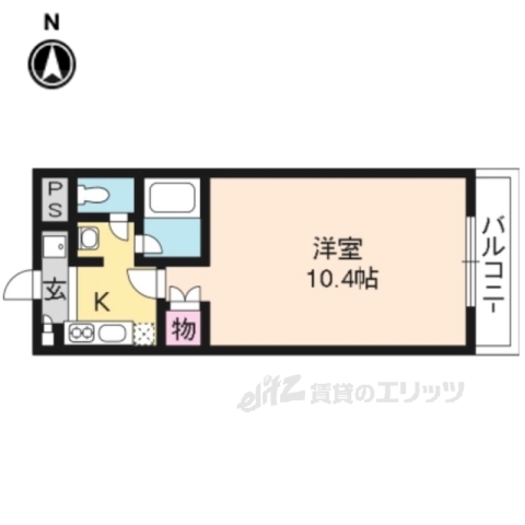 クラロ東大路の間取り