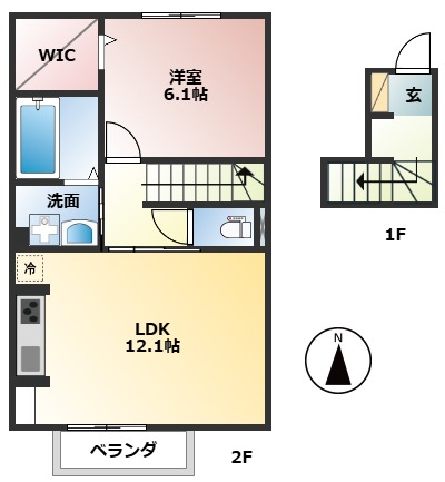 AVANCER切石の間取り