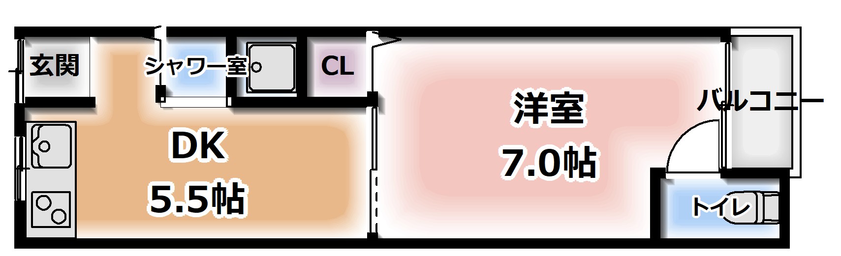 Ｄ Ｈｏｕｓｅ　門真の間取り